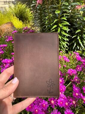Genuine Leather Passport Holder ROOT BEER BROWN NEUTRAL Passport Wallet